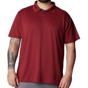 Columbia  Men's Utilizer Polo Omni-wick  Shirt  Size Large Burgundy